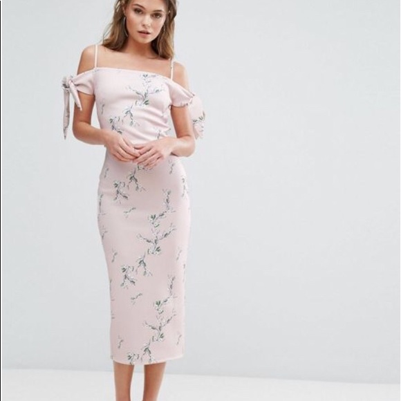 ASOS floral slip dress NWT True Violet midi dress - Picture 1 of 4